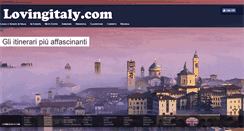Desktop Screenshot of lovingitaly.com